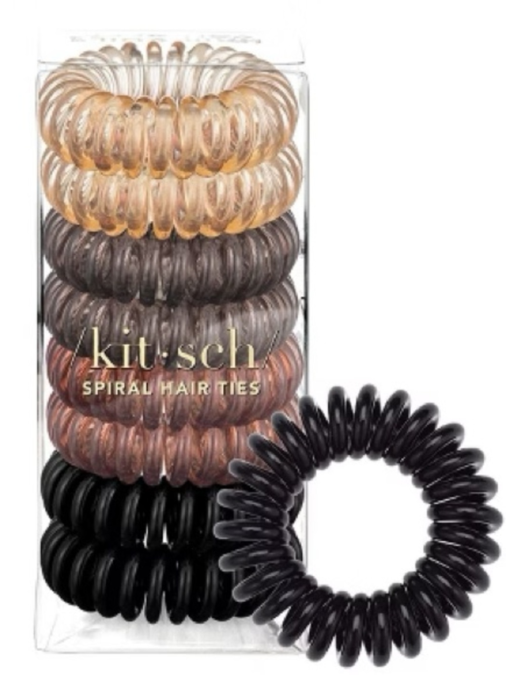 Kitsch NIB 8 Hair Coils - Brunette (sold out online)